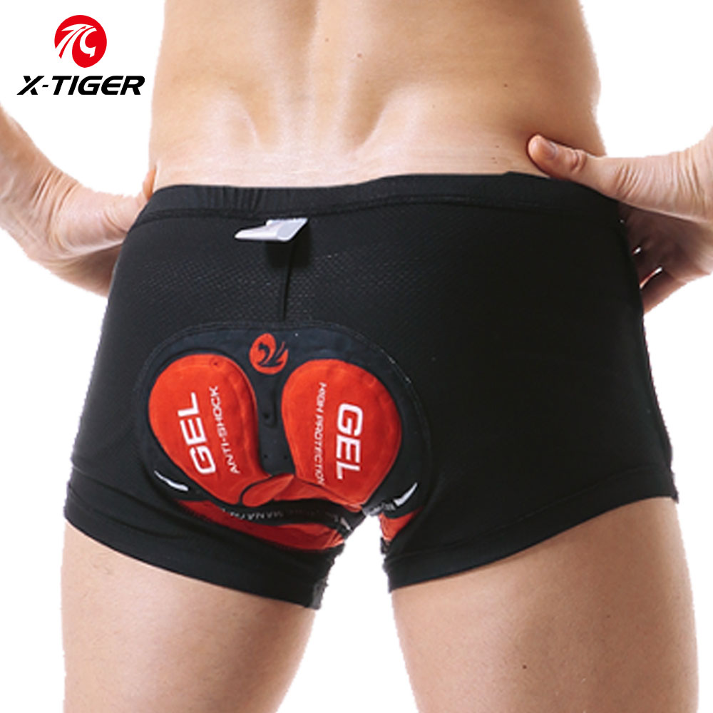 Padded Cycling Shorts 5D Gel - WOSAWE Celana Pendek Bersepeda MTB Pria