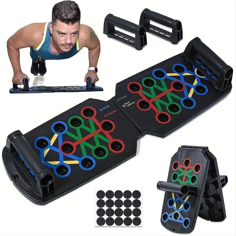 Push Up Board Foldable Multi Function - Set papan Push-up portabel multifungsi, peralatan