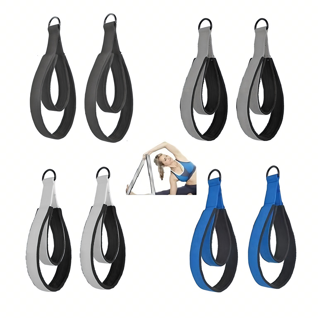 Pilates Bar Kit With Resistance Bands - Aksesoris Latihan Yoga Pilates: Tali Elastis