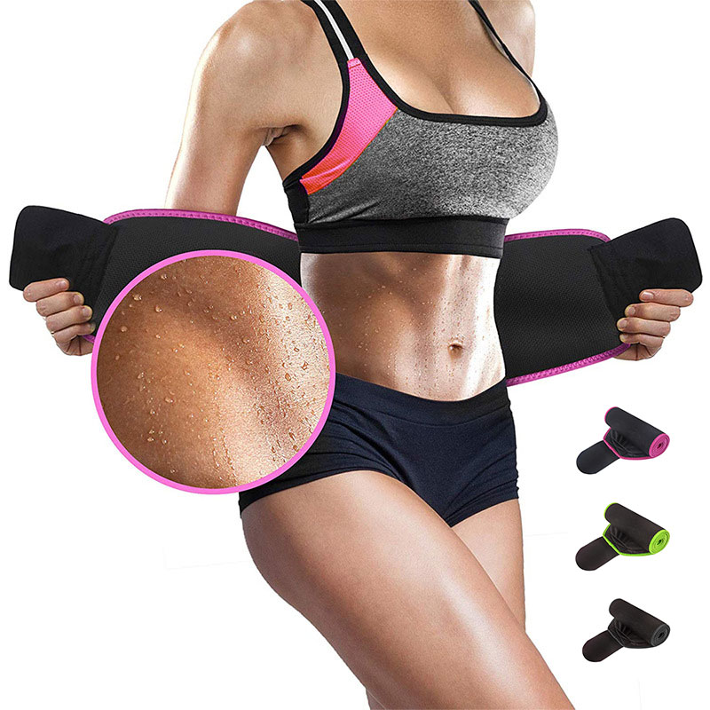 Sweat Waist Trainer Belt Neoprene - Sabuk Perapi pinggang untuk pria wanita,
