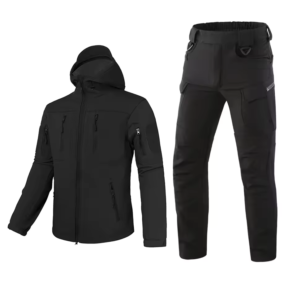 Hiking - Setelan Jaket dan Celana Luar Ruangan