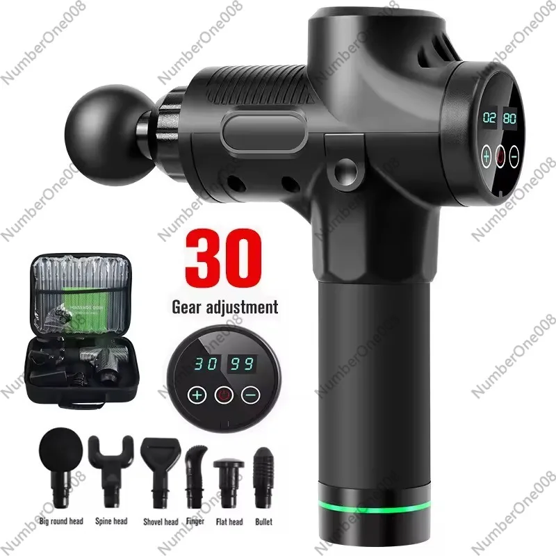 Electric Massage Gun Deep Tissue - Pistol Pijat Relaksasi Otot, Alat Pijat