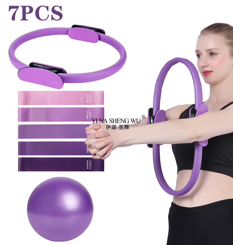 Pilates Bar Kit With Resistance Bands - 7 Buah Peralatan Pilates untuk Latihan