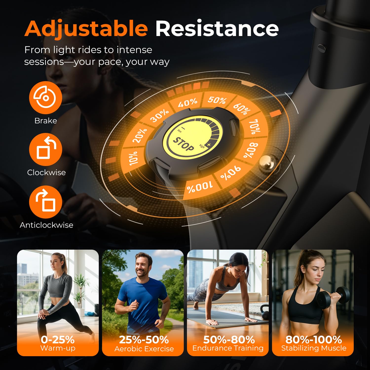 Sepeda Stasioner dengan Resist - Exercise Bike Magnetic Resistance ulasan dan harga