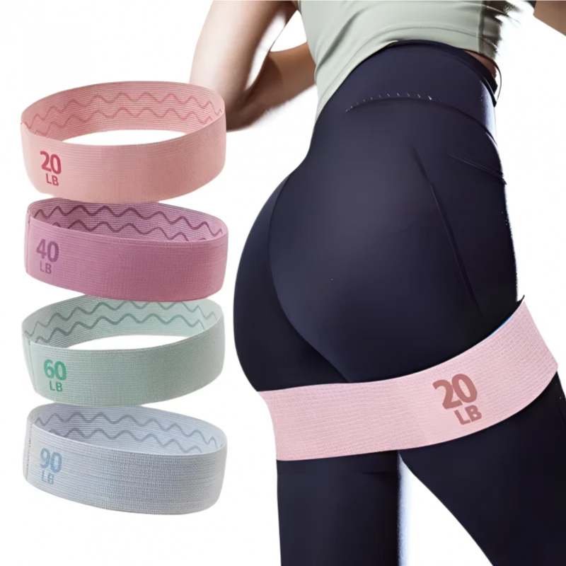 20-90LB Pita Elastis Kain Pita - Pilates Bar Kit With Resistance Bands ulasan dan harga
