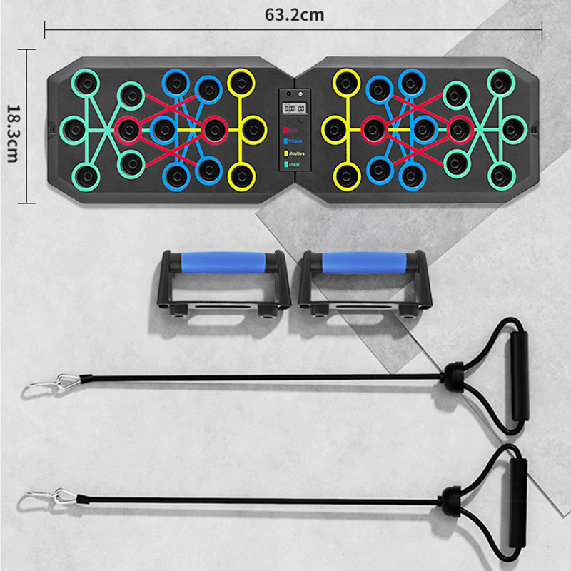 Papan Push Up Lipat dengan Pen - Push Up Board Foldable Multi Function ulasan dan harga
