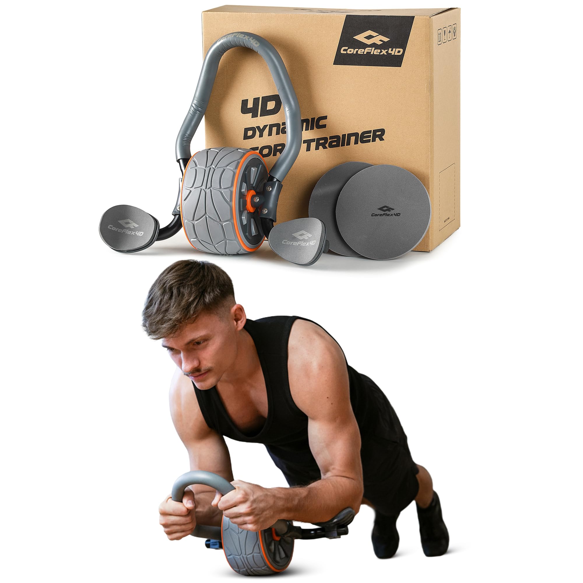 CoreFlex4D Ab Roller Wheel den - Ab Roller Wheel With Elbow Support ulasan dan harga