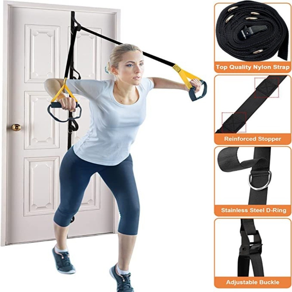 Tali Pengikat Pintu untuk Fitn - Resistance Bands Set With Handles ulasan dan harga