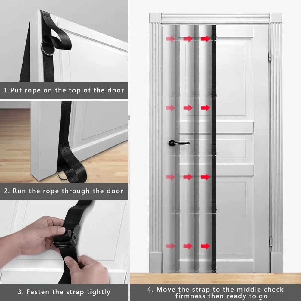 Tali Pengikat Pintu untuk Fitn - Resistance Bands Set With Handles ulasan dan harga