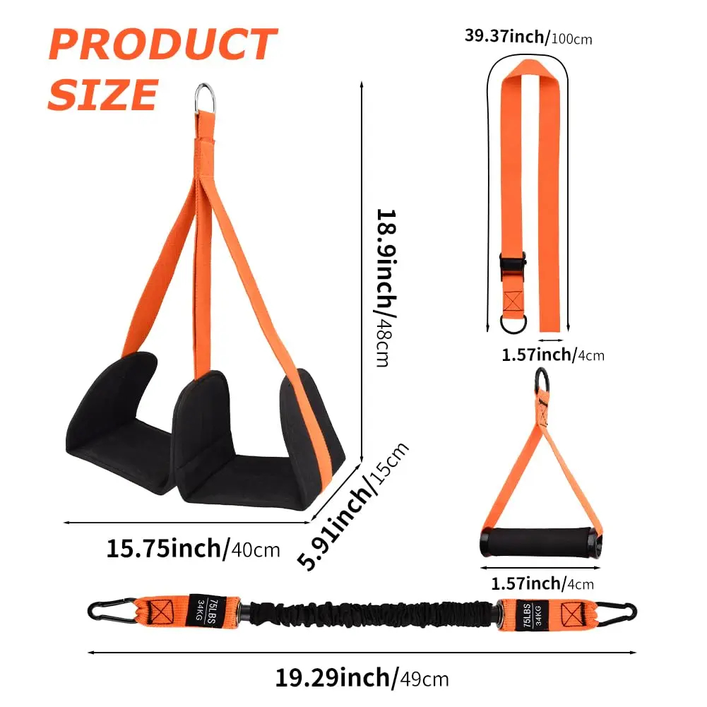 Set Tali Resistensi untuk Bant - Resistance Bands Set With Handles ulasan dan harga