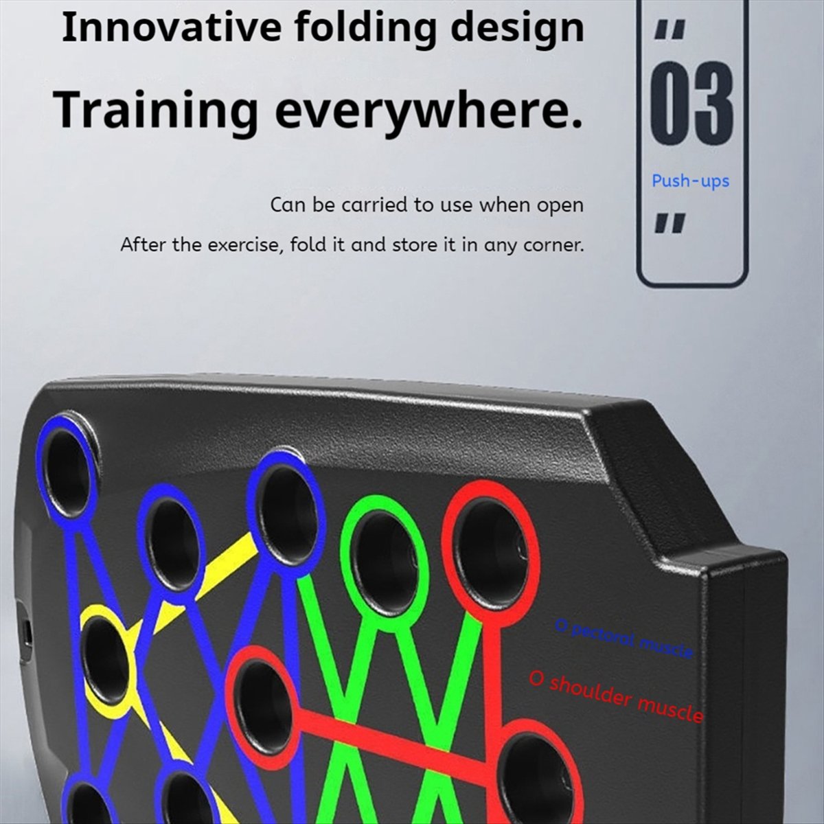 A10R Papan Push Up Lipat Porta - Push Up Board Foldable Multi Function ulasan dan harga