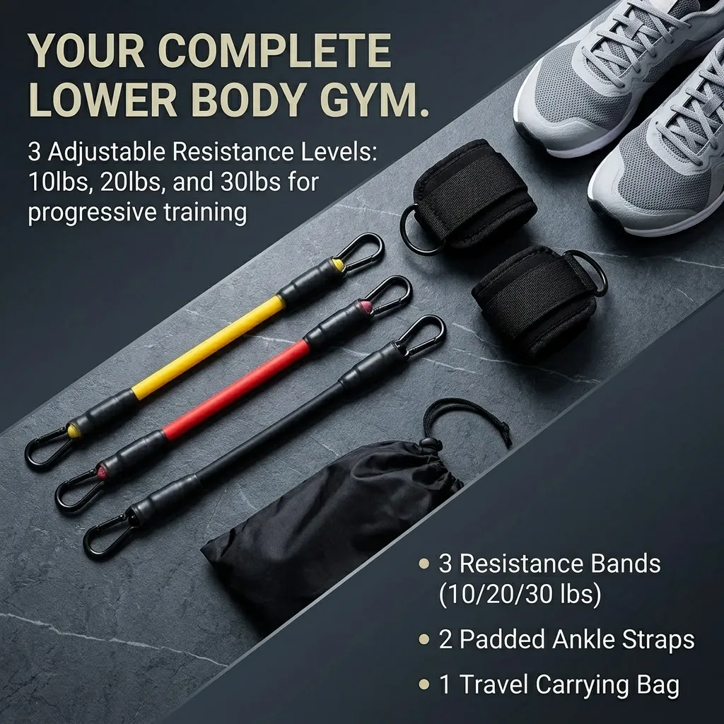 Set 5-Potong Tali Resistensi P - Resistance Bands Set With Handles ulasan dan harga