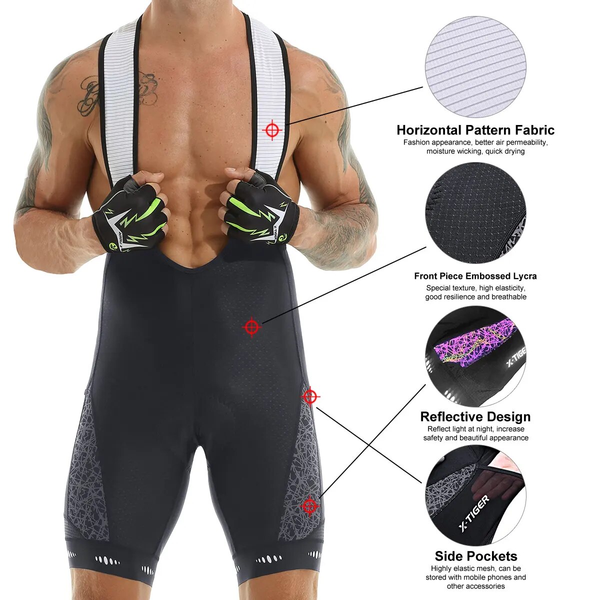 Celana pendek Bib bersepeda, c - Padded Cycling Shorts 5D Gel ulasan dan harga