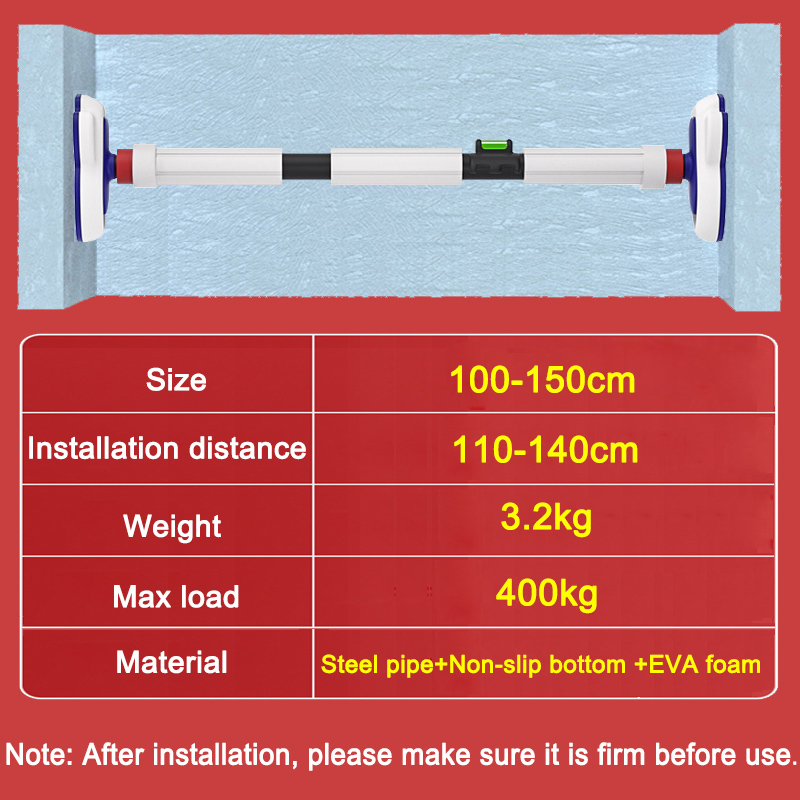 Pull Up Bar untuk Pintu 100-15 - Door Pull Up Bar No Screw ulasan dan harga