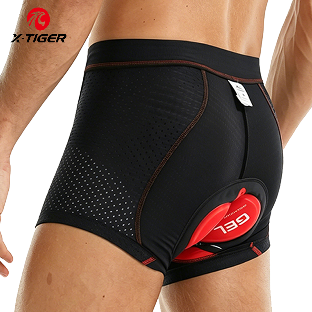 X-Tiger Pakaian Dalam Berseped - Padded Cycling Shorts 5D Gel ulasan dan harga