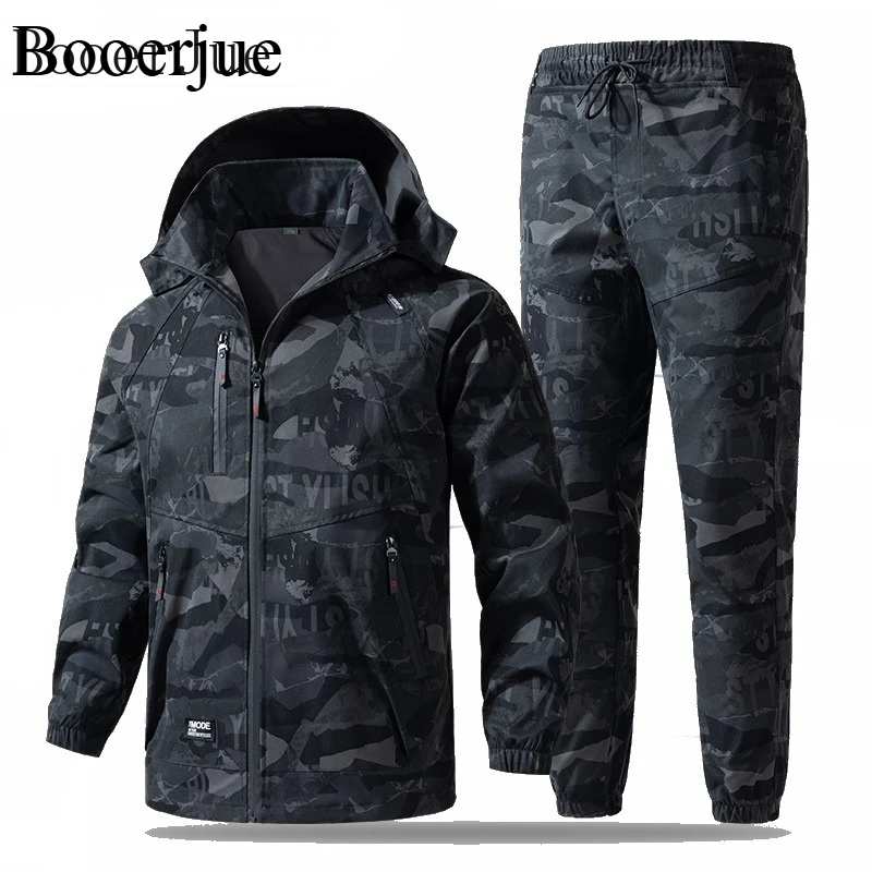 Setelan Jaket dan Celana Pria  - Hiking ulasan dan harga