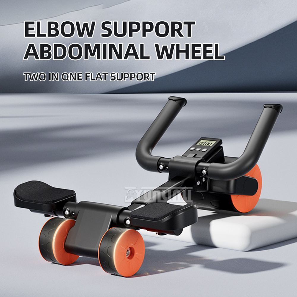 Alat Fitness Roda Abdominal Mu - Ab Roller Wheel With Elbow Support ulasan dan harga