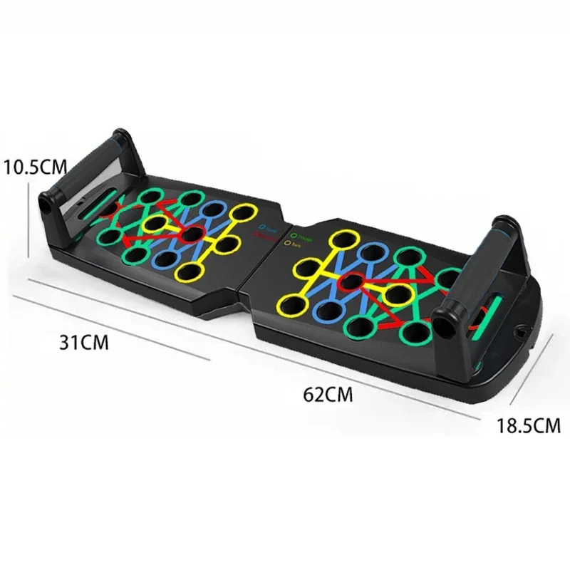 Set Papan Push-up Lipat - Pera - Push Up Board Foldable Multi Function ulasan dan harga