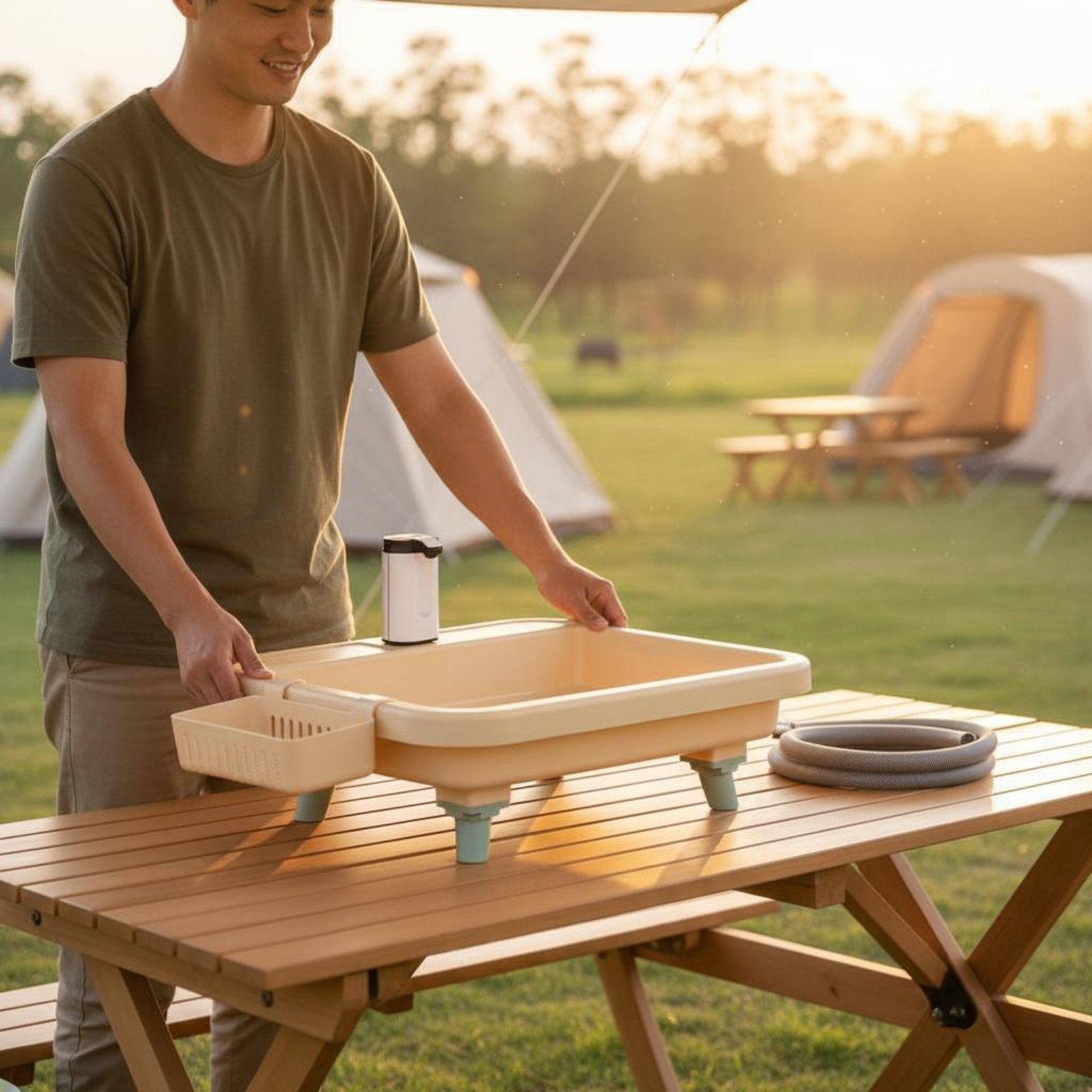 Stasiun Cuci Tangan Portabel d - Camping ulasan dan harga