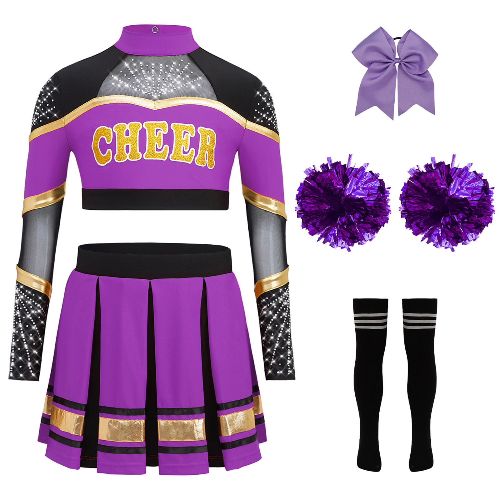 Kostum Cheerleader SMA untuk A - Team Sports ulasan dan harga
