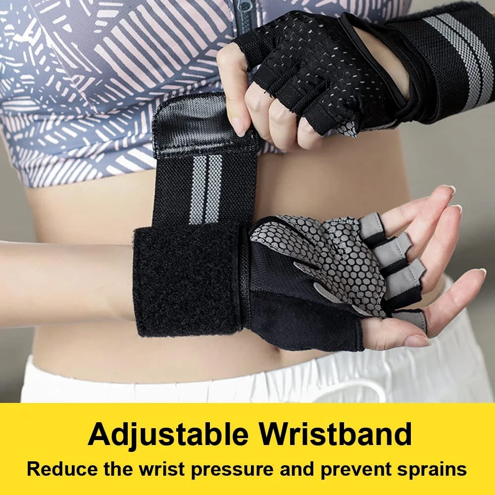 1 pasang sarung tangan Fitness - Wrist Wraps Weightlifting Support ulasan dan harga