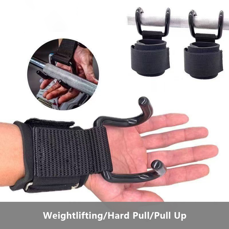 2PCS Pegangan Angkat Beban den - Wrist Wraps Weightlifting Support ulasan dan harga
