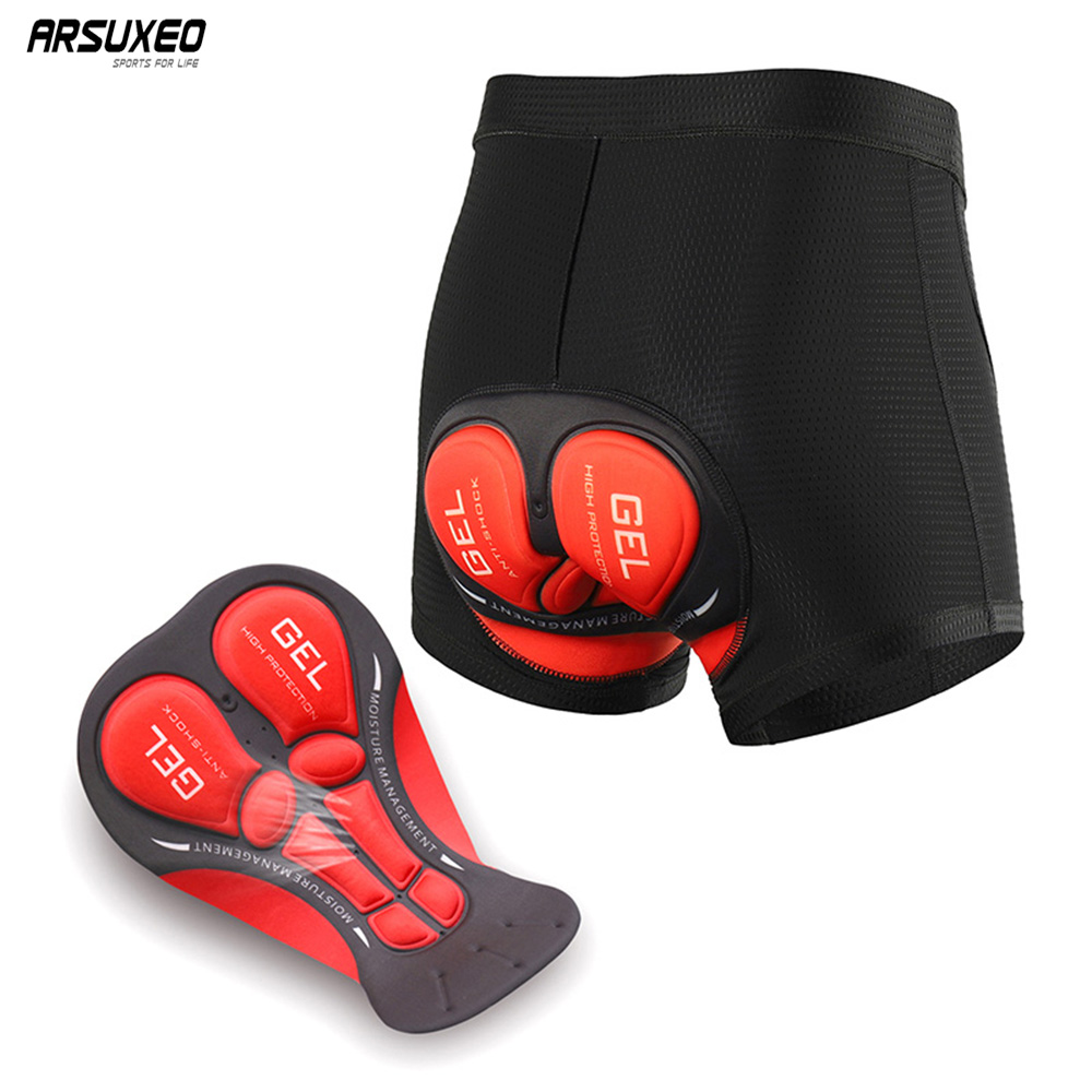 ARSUXEO Celana Pendek Berseped - Padded Cycling Shorts 5D Gel ulasan dan harga