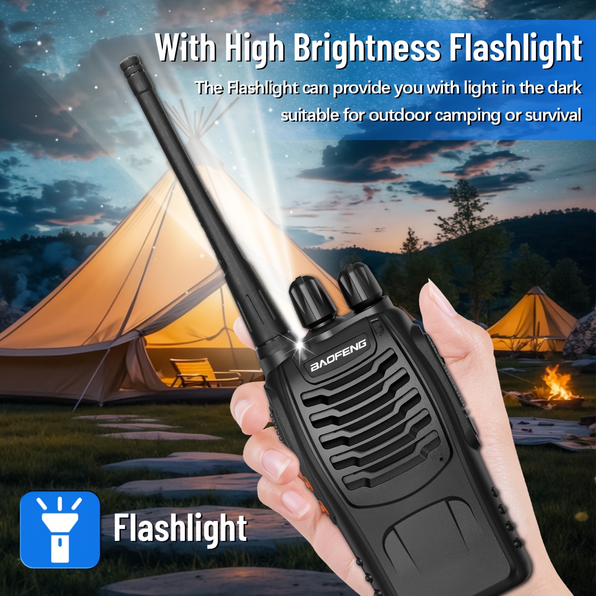Baofeng Walkie Talkie Jarak Ja - Hiking ulasan dan harga