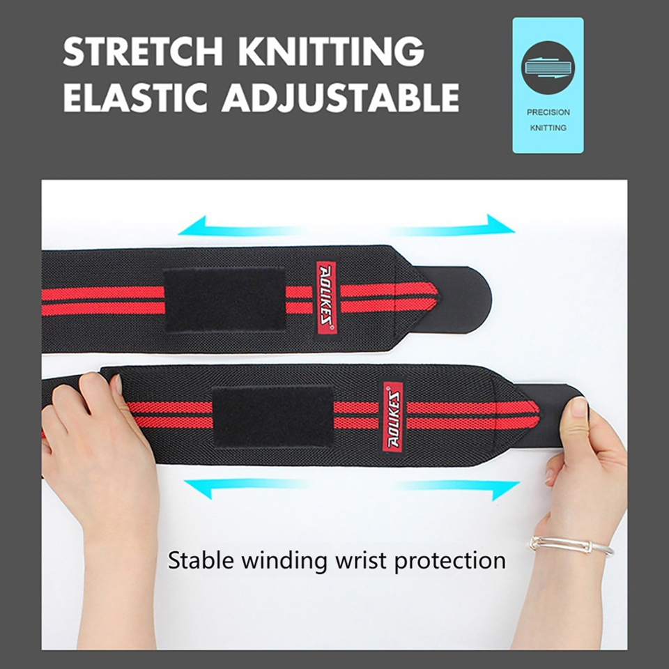 AOLIKES Pembalut Pergelangan T - Wrist Wraps Weightlifting Support ulasan dan harga